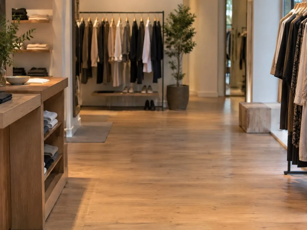 The boutique, empty