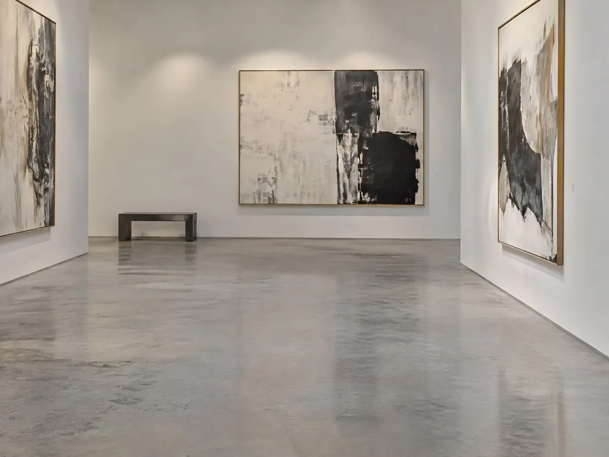 The gallery, empty