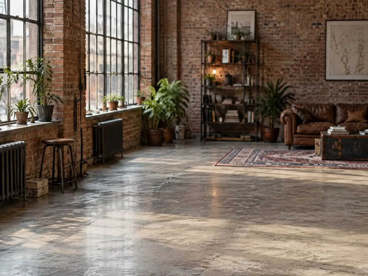 The loft, empty