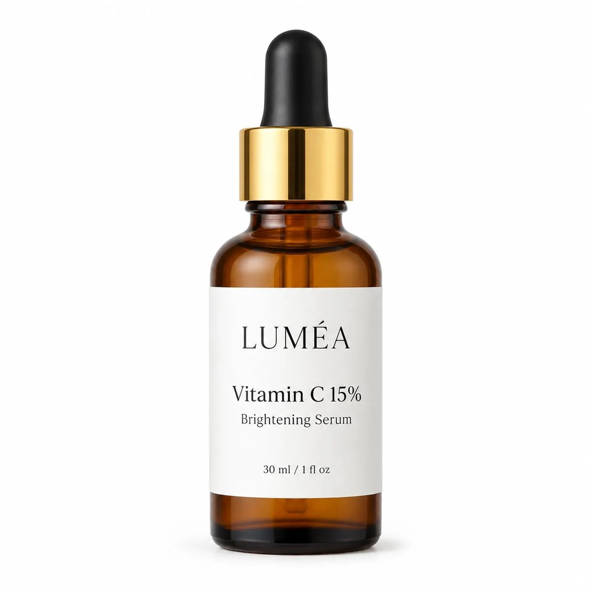 The LUMÉA vitamin C serum, photographed on its own